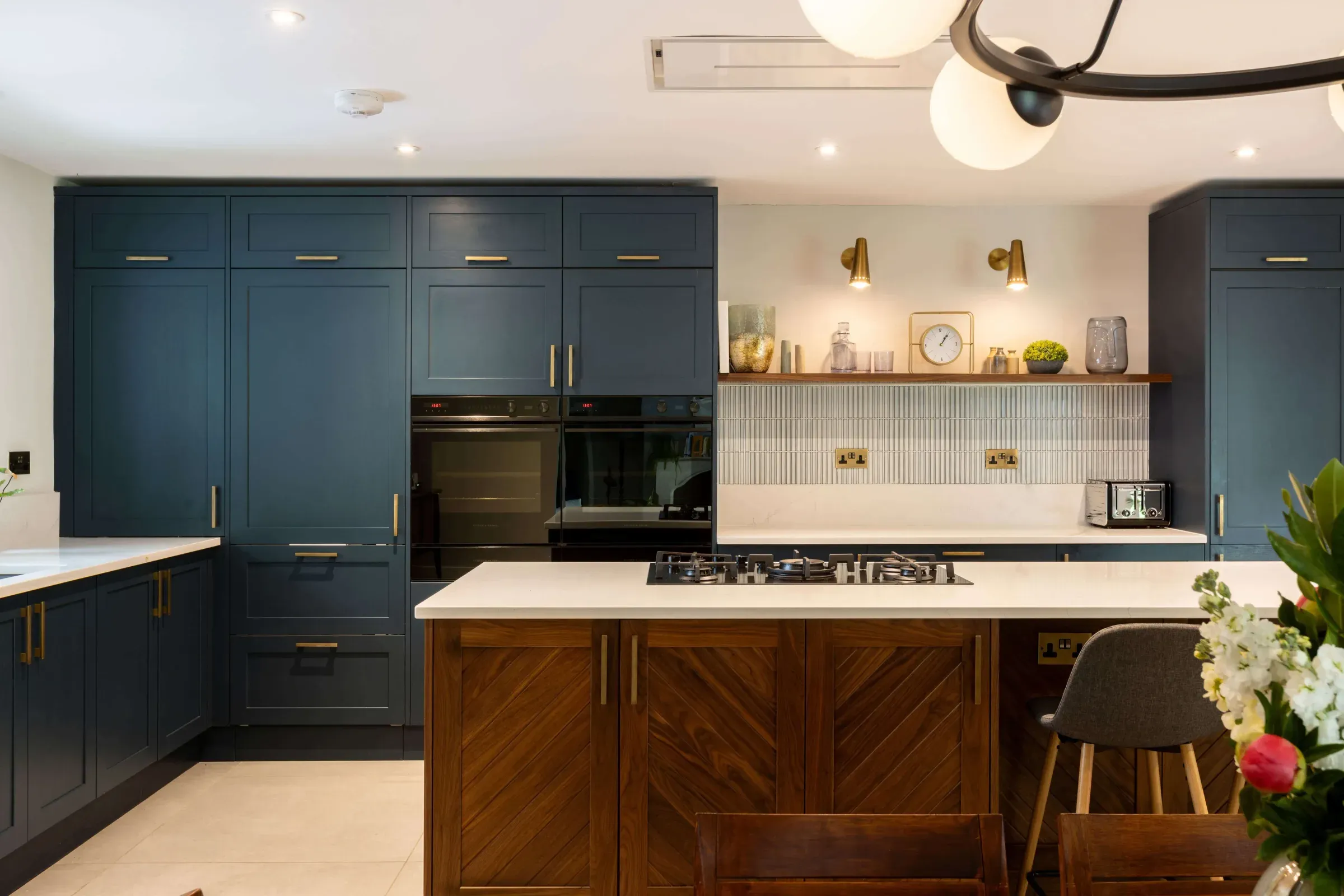 The renovated 1960s bungalow in Horsell