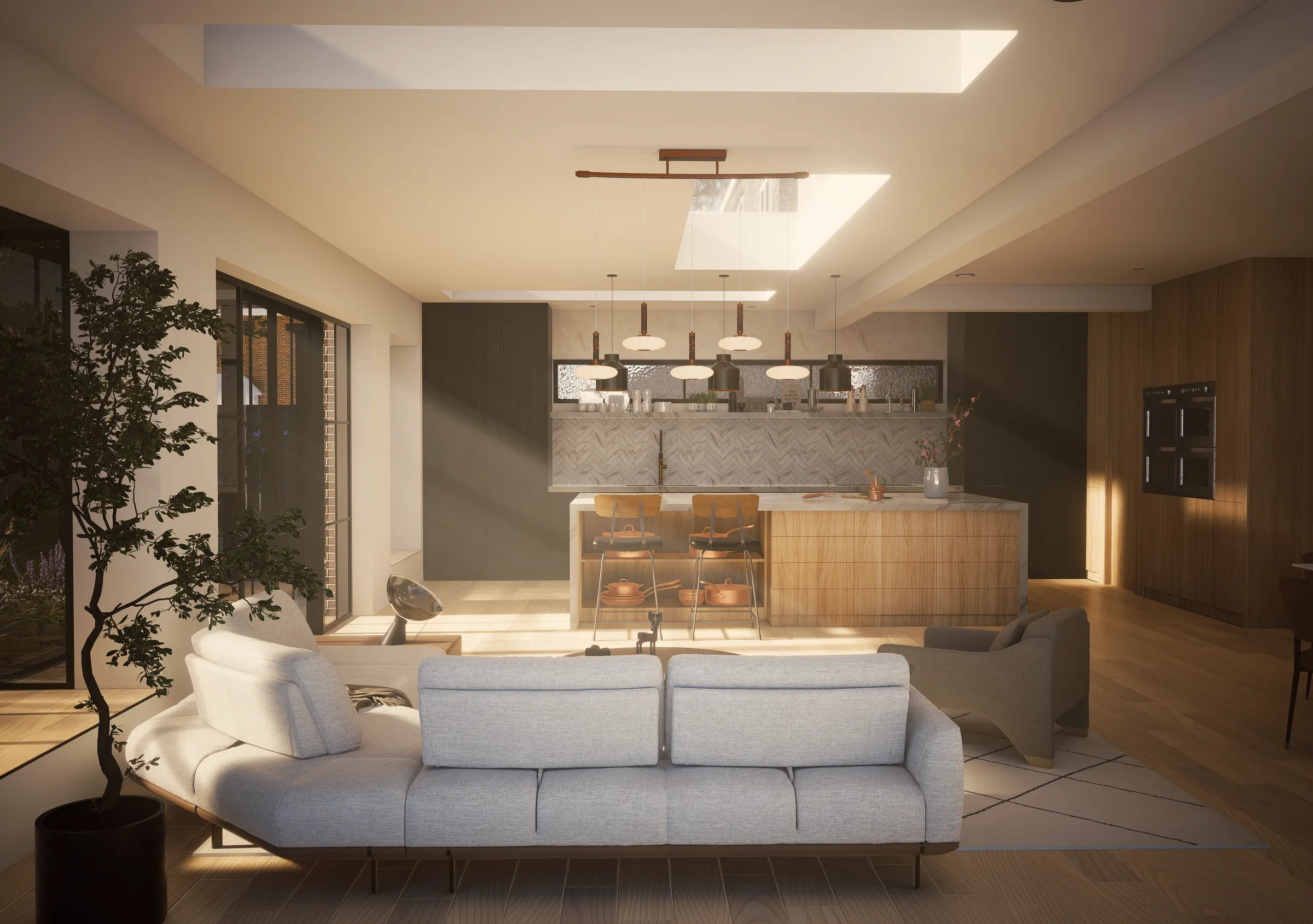 Richmond home renovation and extension, photograph 1