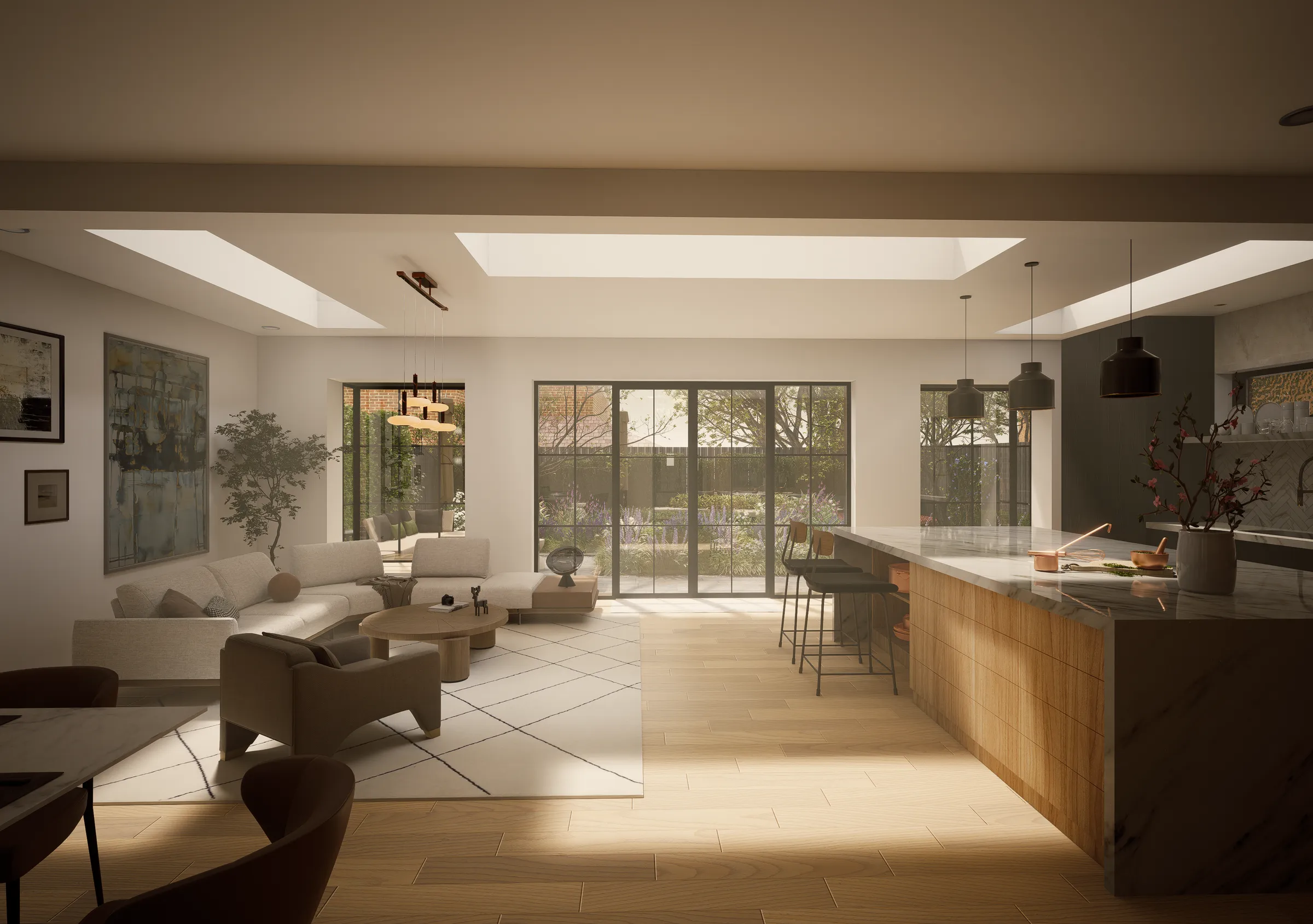 Richmond home renovation and extension, photograph 2